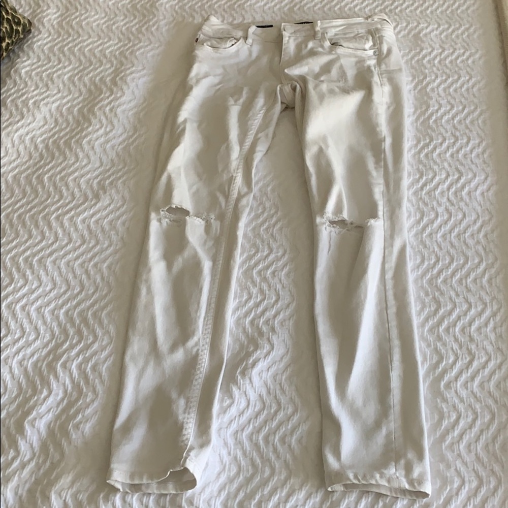 Vigoss white distressed skinny jeans